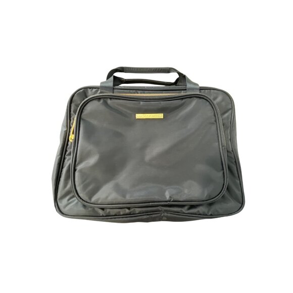 Joy EcoLuxe World Traveler Light and Chic Toiletry Case Black Gold Organizer NEW - Picture 2 of 9